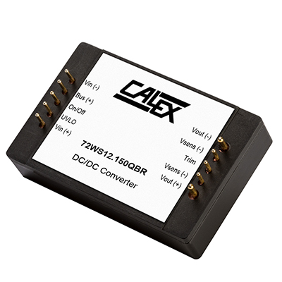 150 Watt QBR Series 1/4 brick Encased DC/DC Converter with 10:1 input voltage